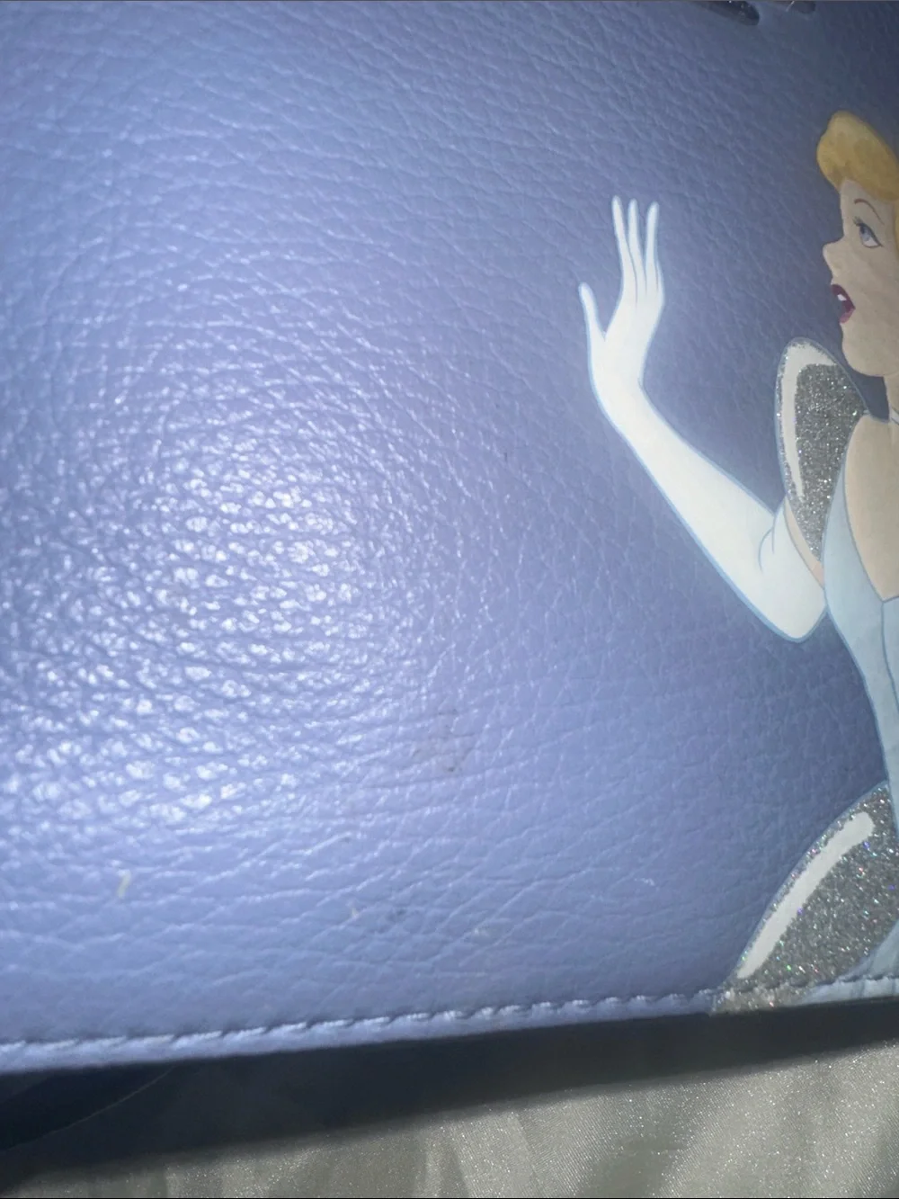 Coach Disney Blue Cinderella Leather Crossbody Bag C3406